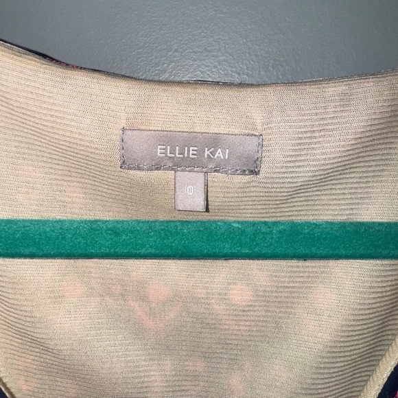 EUC Ellie Kai Geometric Print Sleeveless Shift Dress Size 0 - Picture 2 of 6